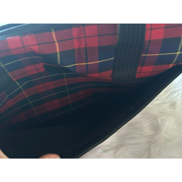 Jazzy by Sherpa Red Tartan Park Avenue Plaid Dog Tote Carrier - Picture 6 of 14